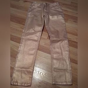 Shimmering Gold Kids Jeans